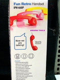 IPHONE HANDSET - MINIMIZES RADIATION EXPOSURE- IN FUNKY COLORS - NEW