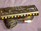 AUDIO VIDEO SIGNAL SELECTOR SWITCH 4 CHANNEL  - NEW.