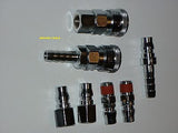 AIR FITTINGS QUICK RELEASE 7pc SET - NEW.