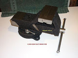 BENCH VICE HEAVY DUTY 4 INCH JAW WITH SWIVEL BASE AND ANVIL- NEW IN BOX