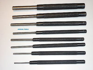 PIN PUNCH TOOL SET 8 PC - ( 2.5 to 9.5 mm ) - NEW