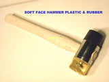 HAMMER SOFT FACE DOUBLE END RUBBER & PLASTIC 40 mm - BRAND NEW.