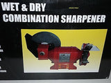 BENCH GRINDER WITH WET & DRY STONES - NEW