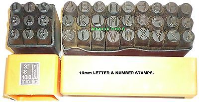 LETTERS & NUMBERS METAL PUNCH STAMPS 10mm SIZE- BRAND NEW.