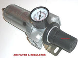 AIR FILTER WITH PRESSURE REGULATOR & GAUGE - NEW IN BOX.