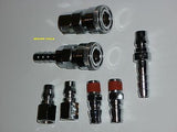 AIR FITTINGS QUICK RELEASE 7pc SET - NEW.