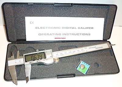 VERNIER CALIPERS 6 INCH / 150 MM ELECTRONIC DIGITAL DISPLAY - NEW IN BOX.