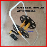 HOSE REEL CART GARDEN HOSE TROLLEY WITH WHEELS- NEW IN BOX.