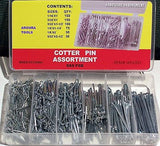 COTTER PIN ASSORTMENT KIT 555pc IN PLASTIC STORAGE CASE- NEW
