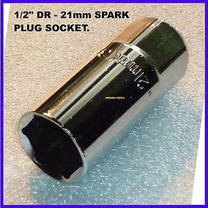 SPARK PLUG SOCKET 21mm ( 13/16" ) -1/2" DRIVE -  BRAND NEW.