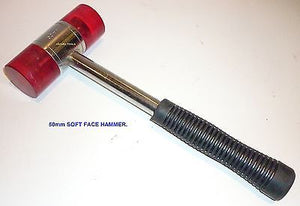 SOFT FACE HAMMER DOUBLE END NYLON 50 mm DIAMETER - BRAND NEW.