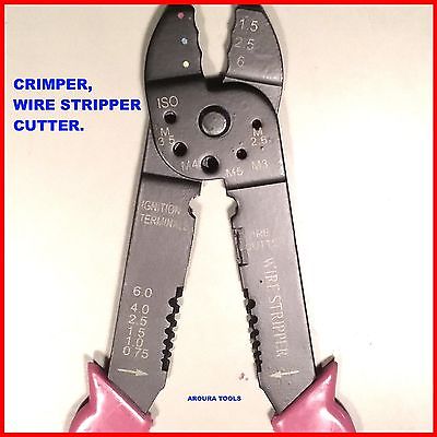 AUTO ELECTRICAL WIRE, STRIPPER, CUTTER, &  CRIMPING TOOL- NEW