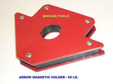 ARROW SHAPE MAGNETIC HOLDER - 50LB - NEW.