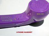 IPHONE HANDSET - MINIMIZES RADIATION EXPOSURE- IN FUNKY COLORS - NEW