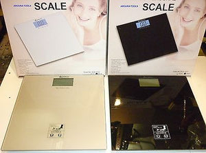 ELECTRONIC BATHROOM PERSONAL SCALES ( 150KG MAX.)  LGE LCD BACKLIT DISPLAY- NEW