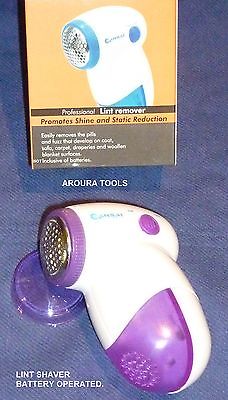 LINT REMOVER SHAVER BATTERY POWERED USES 2 X AA BATTERY - NEW.