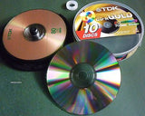 CD-R DISCS RECORDABLE CD'S 700MB 80min 10pcs PACK.- NEW.