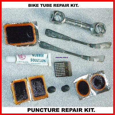 TUBE PUNCTURE REPAIR KIT WITH TOOLS FOR BIKE, MOTORCYCLE  - BRAND NEW.