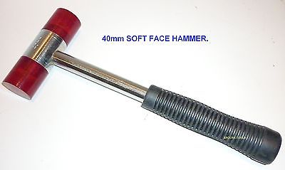 SOFT FACE HAMMER DOUBLE END NYLON 40 mm DIAMETER - BRAND NEW.