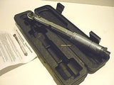 TORQUE WRENCH - 1/4" Dr. ( 20- 200 ) in lb- REVERSIBLE RATCHET , NEW IN CASE.