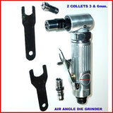 AIR ANGLE DIE GRINDER WITH 3 & 6 mm COLLET SIZES  - BRAND NEW.