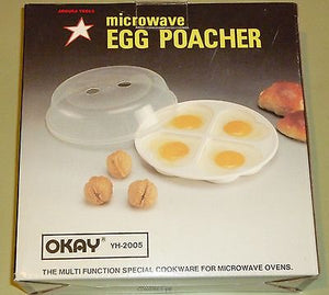 MICROWAVE EGG POACHER - NEW