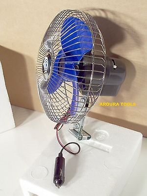 ELECTRIC FAN 8 INCH OSCILLATING 24 VOLT FOR TRUCKS, CARAVANS - NEW.