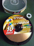 CD-R DISCS RECORDABLE CD'S 700MB 80min 10pcs PACK.- NEW.