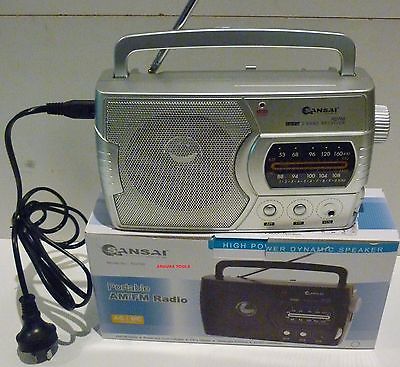 RADIO PORTABLE AM / FM - AC / DC - NEW – arouratools