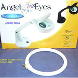 FLOURO BULB FOR THE DESK LAMP WITH MAGNIFYING GLASS -ANGEL EYES BRAND NEW.