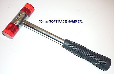 SOFT FACE HAMMER DOUBLE END NYLON 30 mm DIAMETER - BRAND NEW.