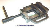 DRILL PRESS VICE 4" / 100mm WIDE JAWS - SOLID STEEL CONSTRUCTION - NEW