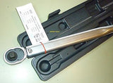 TORQUE WRENCH 1/2" DRIVE- REVERSIBLE RATCHET ,  UP TO 250 FT LB. NEW IN CASE.