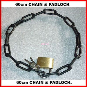 CHAIN 60cm & PADLOCK - BRAND NEW.