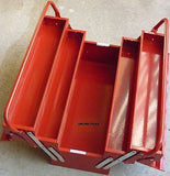 TOOL BOX - 5 TRAY- ALL METAL- FOLDING CANTILEVER TYPE- NEW.