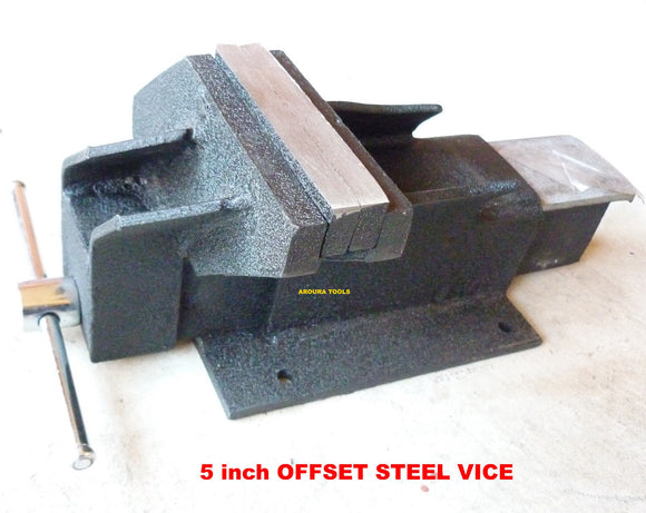 OFFSET VICE 5 inch WIDE JAWS ALL STEEL CONSTRUCTION - NEW IN BOX