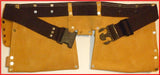TRADESMANS CARPENTERS LEATHER TOOL & NAIL BAG BELT - BRAND NEW.