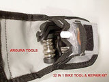 BICYCLE TOOLS & REPAIR KIT- 32 IN 1 - NEW IN POUCH.