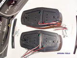 LED TRAILER LIGHTS 12V- A PAIR WITH STOP/ TAIL/INDICATORS - NEW