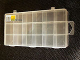 STORAGE CASES PLASTIC WITH REMOVABLE DIVIDERS - NEW.