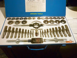 TAP & DIE SET 45 PC ( METRIC ) ALLOY TOOL STEEL- NEW IN STEEL CASE.
