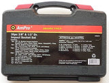 SOCKET SET-38 pc - 3/8" & 1/2" DR DEEP & SHALLOW IMPACT SOCKETS ( mm & AF)- NEW.