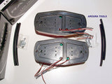LED TRAILER LIGHTS 12V- A PAIR WITH STOP/ TAIL/INDICATORS - NEW