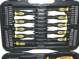 SCREWDRIVER KIT 58 PC Cr V STEEL- IN CARRY CASE- BRAND NEW.