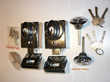 DEAD LOCK KIT WITH SAFETY RELEASE- TWIN PACK KIT-WITH 6 KEYS- TOP QUALITY-  NEW.