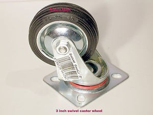 TROLLEY WHEEL 3 INCH SWIVEL CASTER - NEW