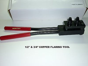 FLARING TOOL FOR 1/2 & 3/4" COPPER TUBE- FAST FLARE - NEW.