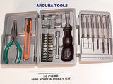 26 pc HOME & HOBBY TOOL KIT - NEW WITH CASE.
