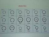 RETAINING RINGS ASSORTMENT KIT 285 pc IN PLASTIC STORAGE CASE- NEW
