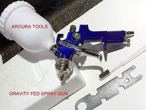 GRAVITY FEED SPRAY GUN KIT - NEW.